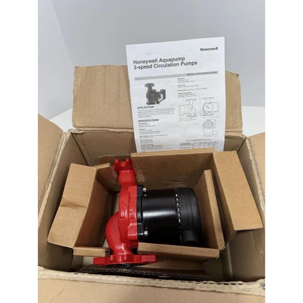 Honeywell PC3F1558IUF00 AquaPUMP Hydronic Circulating Pump, 3 Speed‎